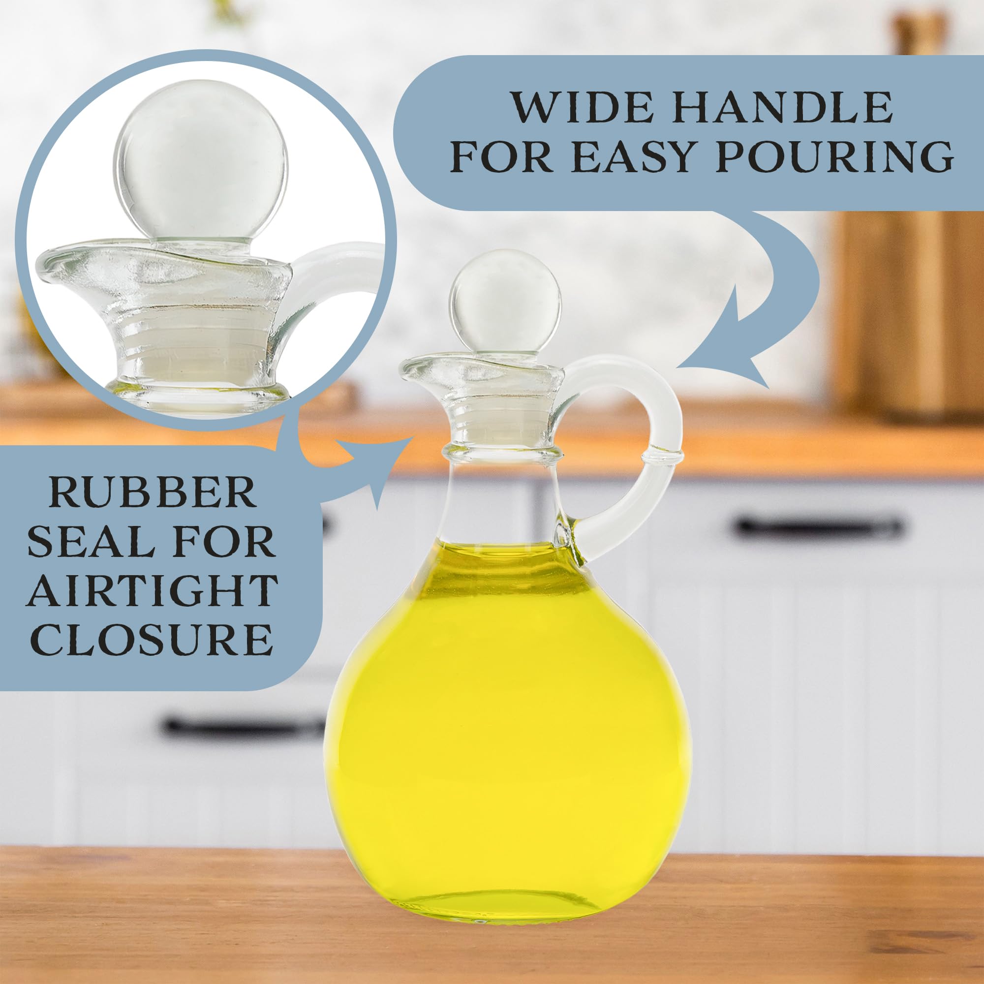 Cornucopia Brands dressing bottle for neatly drizzling salads