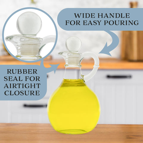 Cornucopia Brands dressing bottle for neatly drizzling salads