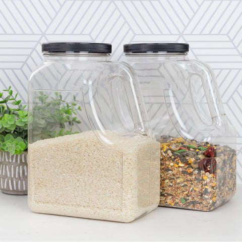 Cornucopia Brands gallon jar with airtight lid keeps dry goods fresh