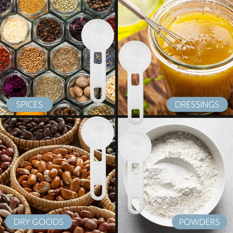 Cornucopia Brands hangable spoons save kitchen space