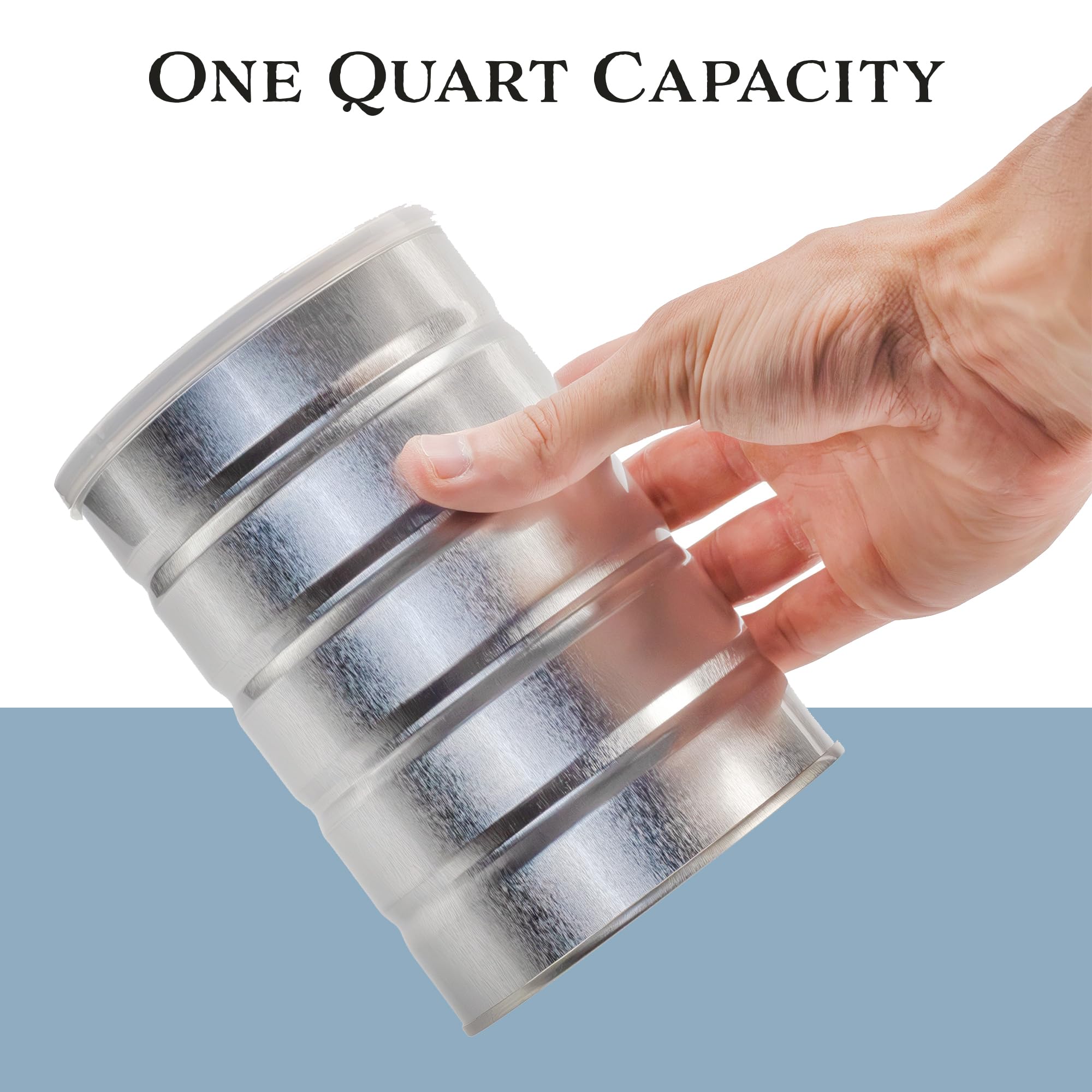 Cornucopia Brands pantry organization with durable metal storage solutions