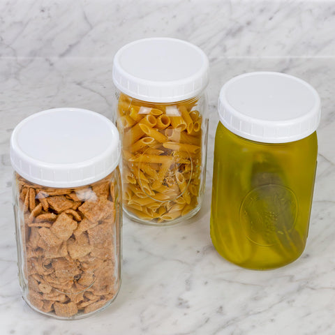 Cornucopia Brands ribbed-edge lids provide easy grip for quick opening