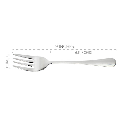 Cornucopia Brands serving fork adds refined kitchen aesthetics to table settings.