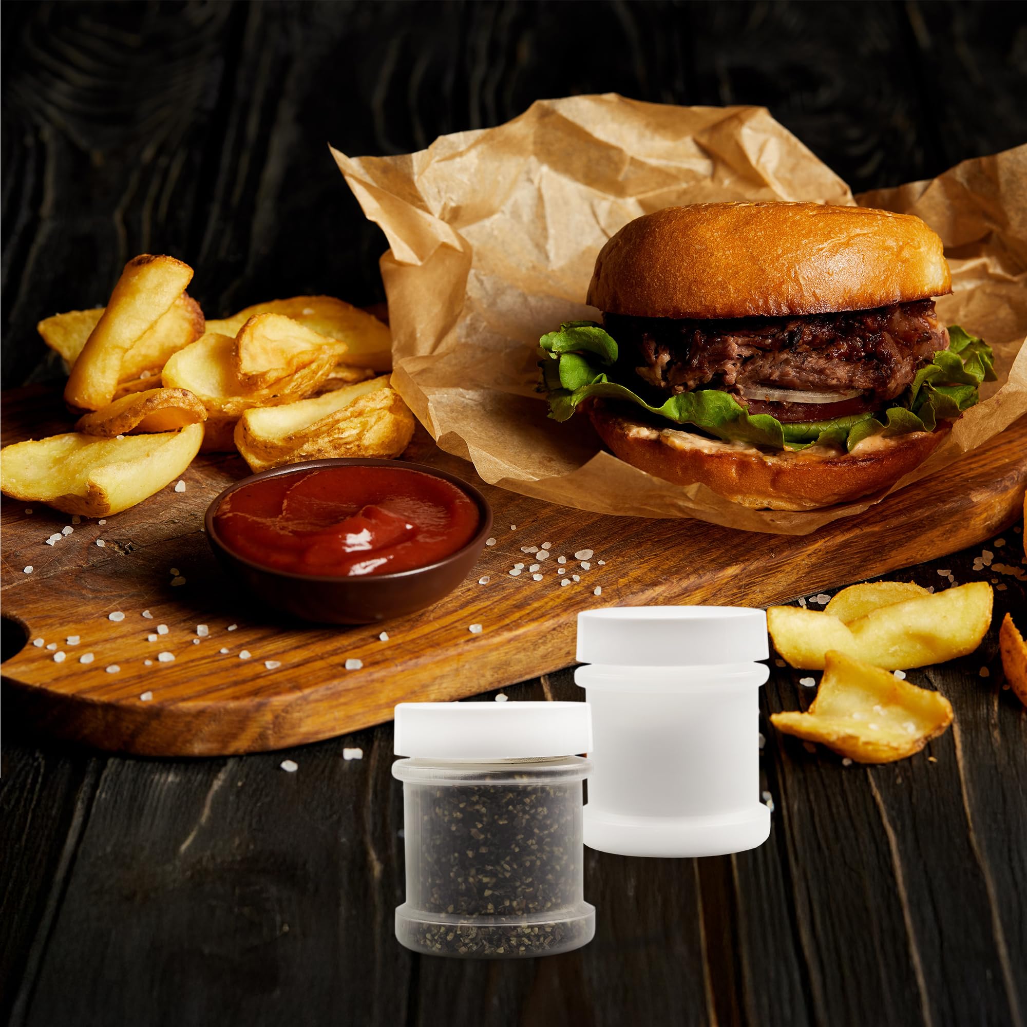 Cornucopia Brands spice bottles ideal as gifts or party favors.