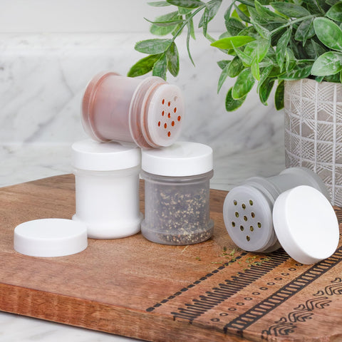 Cornucopia Brands travel size spice bottles with sifters for on the go meals.