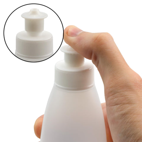 Cornucopia coffee syrup bottle designed for precise drizzle.