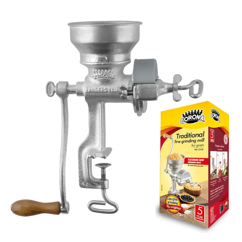 Corona corn grinder rust-resistant tin plating supports long-lasting performance.