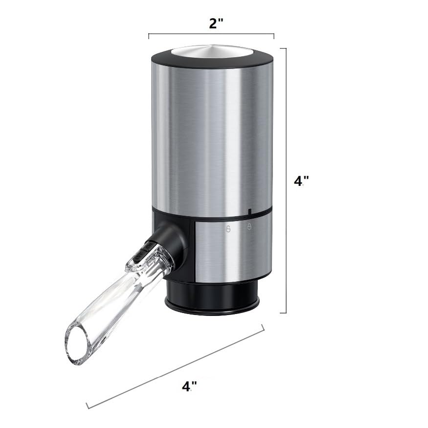 CorporateGiftPro Battery-operated aerator enables tastings without a power outlet