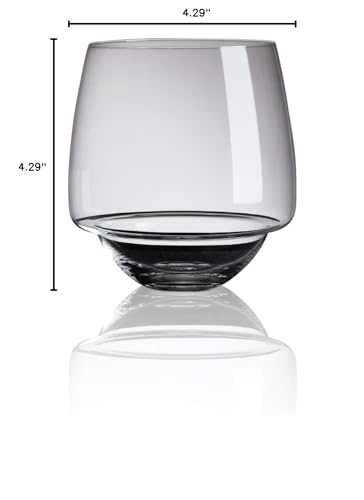Cortunex glass base design helps prevent tipping during lively gatherings.