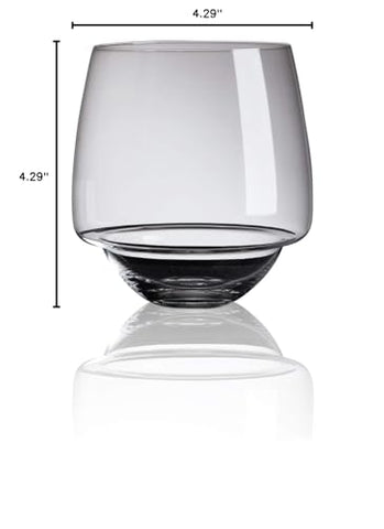 Cortunex glass base design helps prevent tipping during lively gatherings.