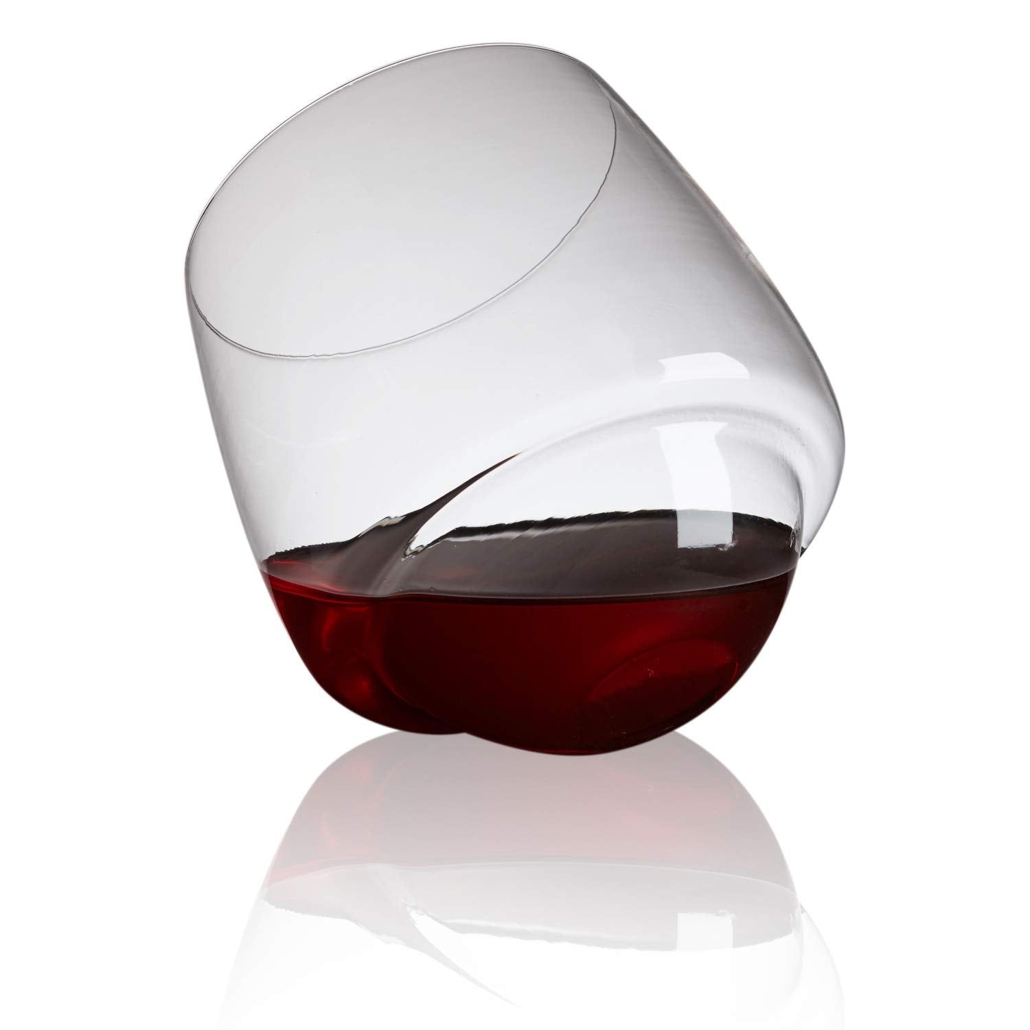 Cortunex hand-blown wine glass highlights craftsmanship and crystal clarity.