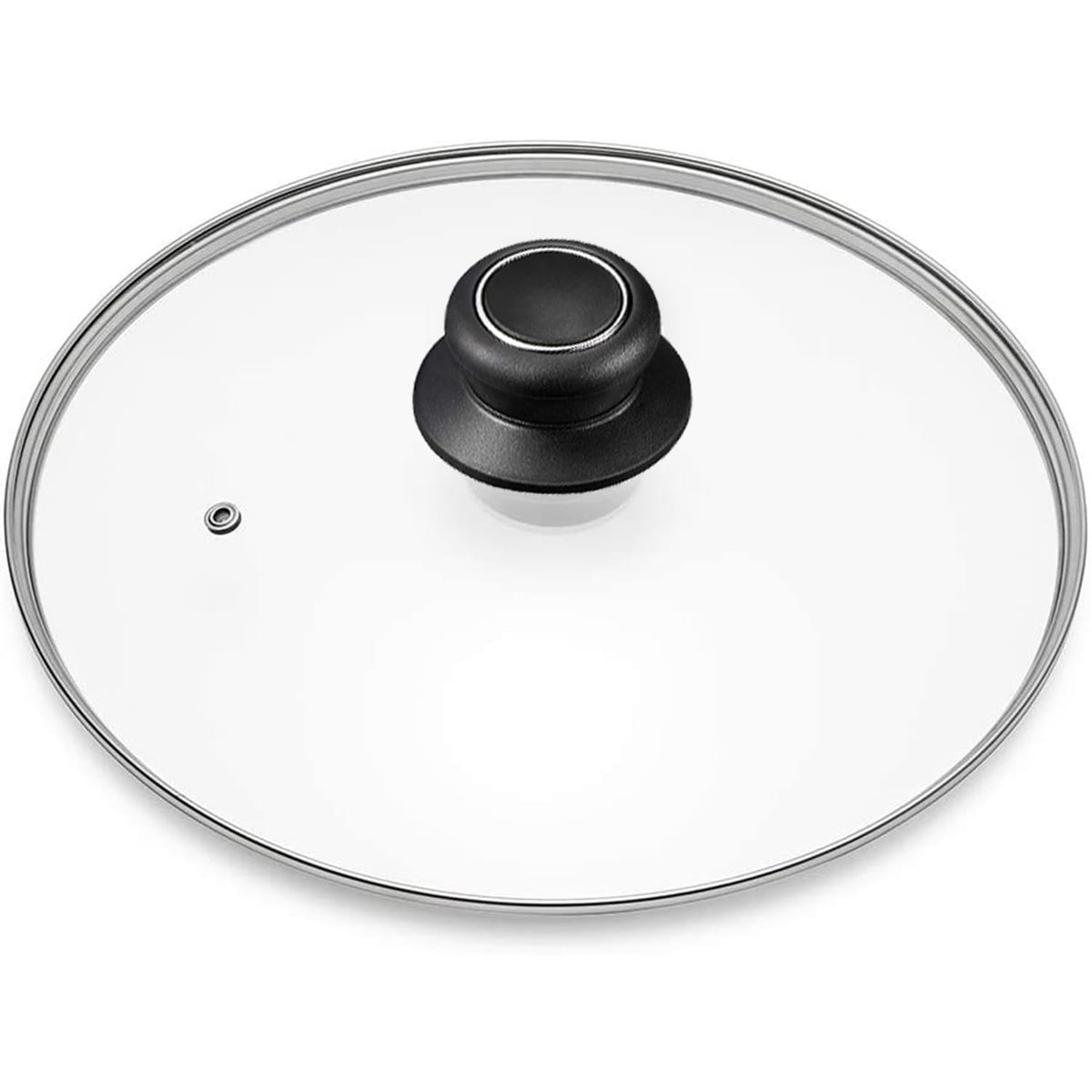 CORYTAO 11-inch tempered-glass lid for clear viewing while cooking.