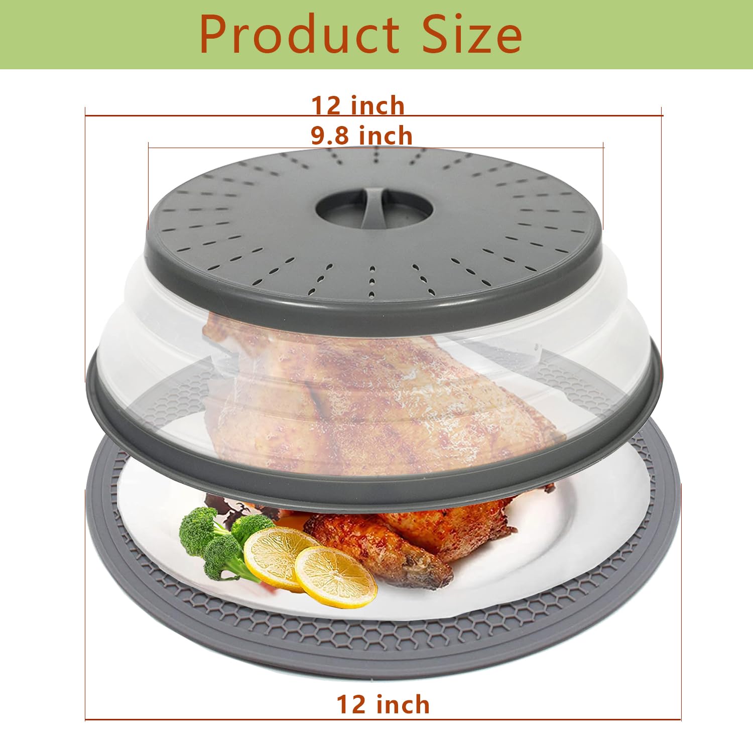 CORYTAO collapsible silicone mat saves space and provides versatile protection