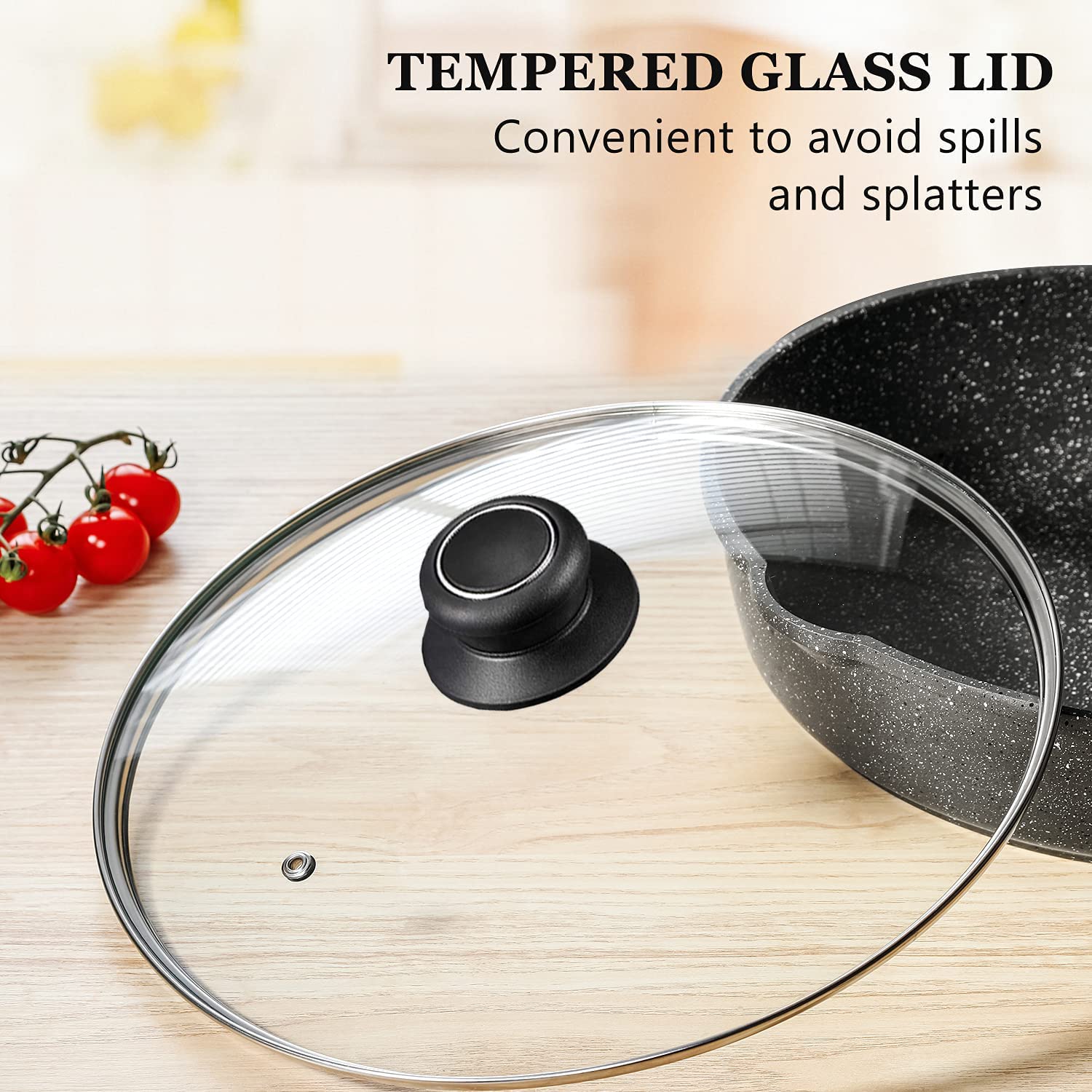 CORYTAO oven-safe up to 350°F enables versatile cooking.