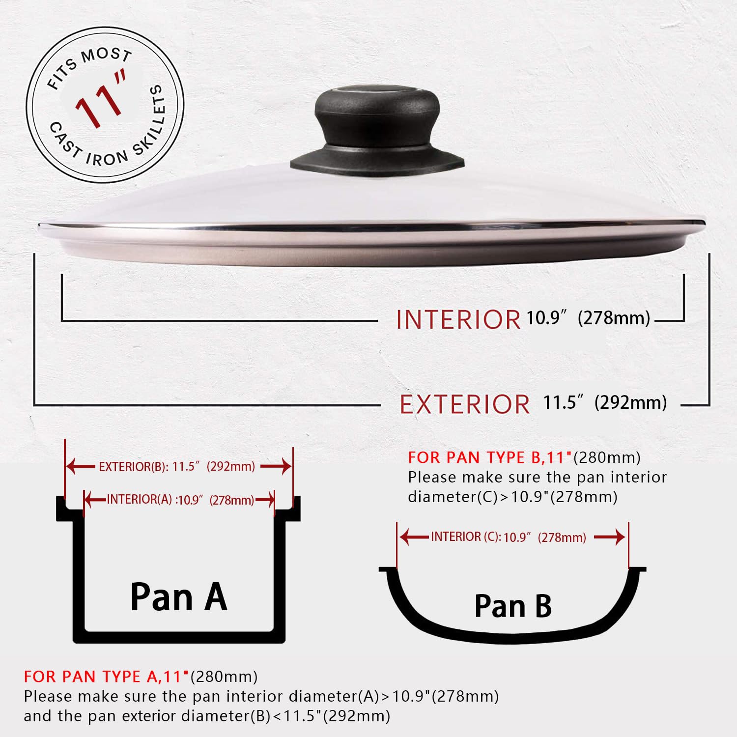CORYTAO pan lid clear view allows monitoring without moisture loss.
