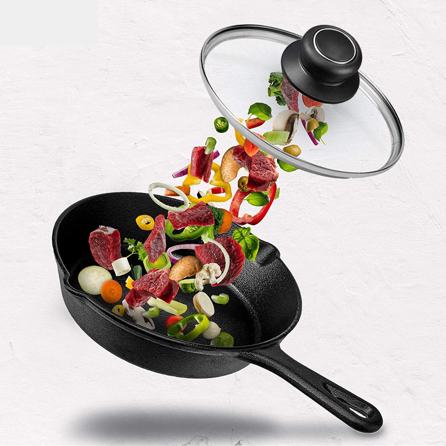 CORYTAO versatile 11-inch lid suited for boiling, steaming, and sautéing.