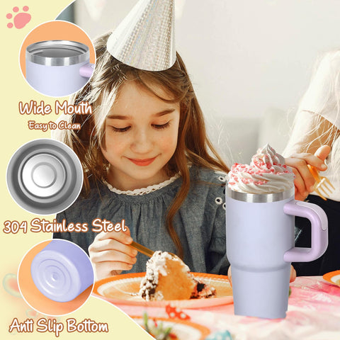 Cosictic 14oz tumbler in purple finish for kid-friendly style