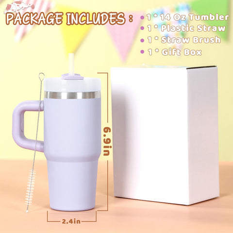 Cosictic compact 14oz tumbler fits small hands