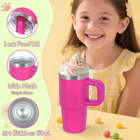 Cosictic leak-proof flip lid keeps drinks contained during travel.