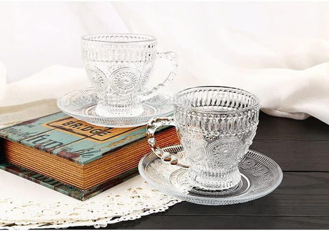 Cosnou borosilicate glass mugs, durable and crystal-clear for daily use.