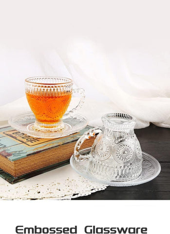 Cosnou versatile glass cups suitable for cereal, yogurt, and light meals.
