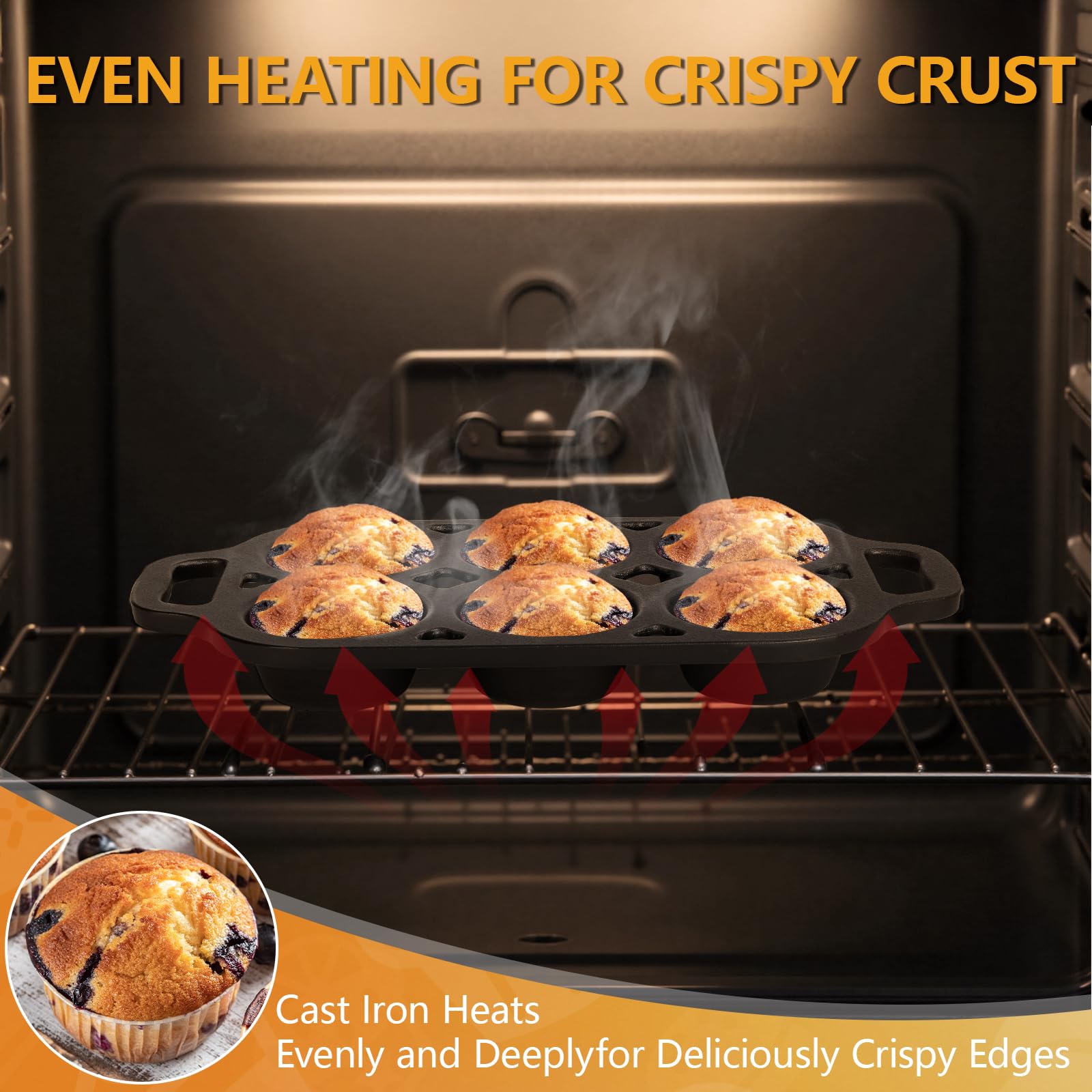 COSORM 300 cupcake liners included for immediate baking readiness