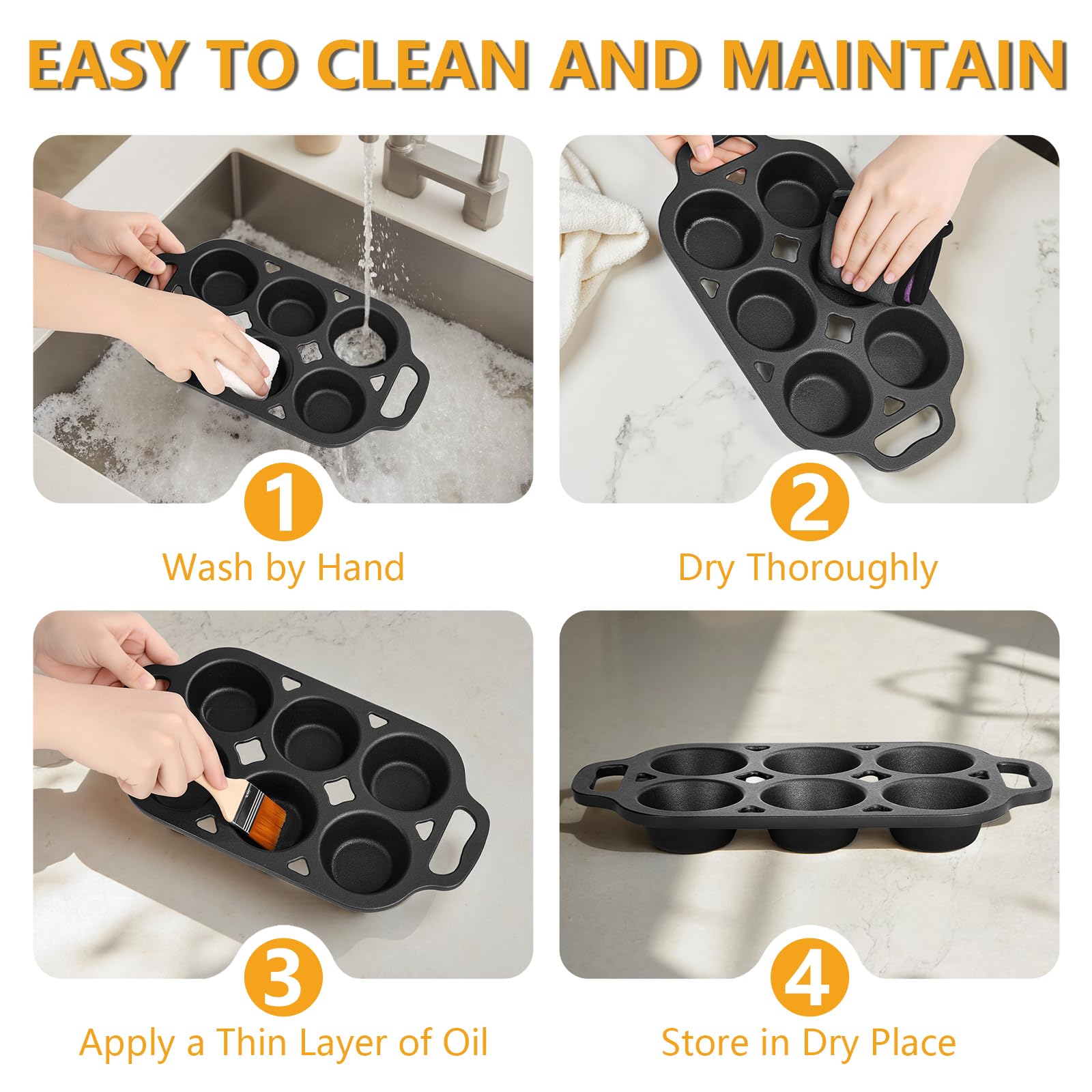COSORM nonstick surface reduces sticking for smooth release