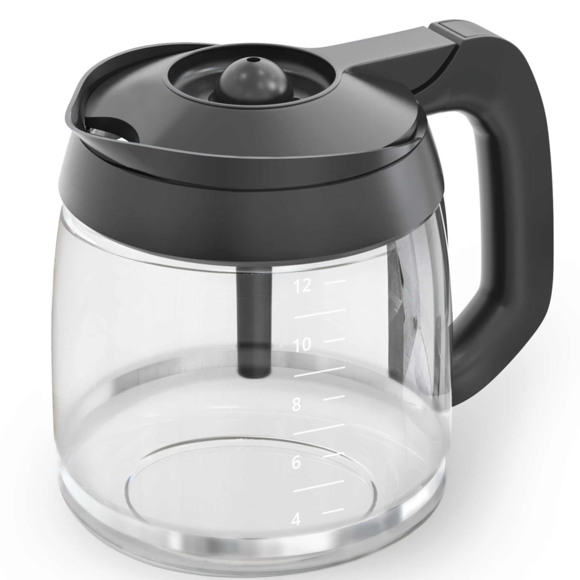 COSPARX 12-cup carafe front view fits Ninja CE251 securely for spill-free serving.