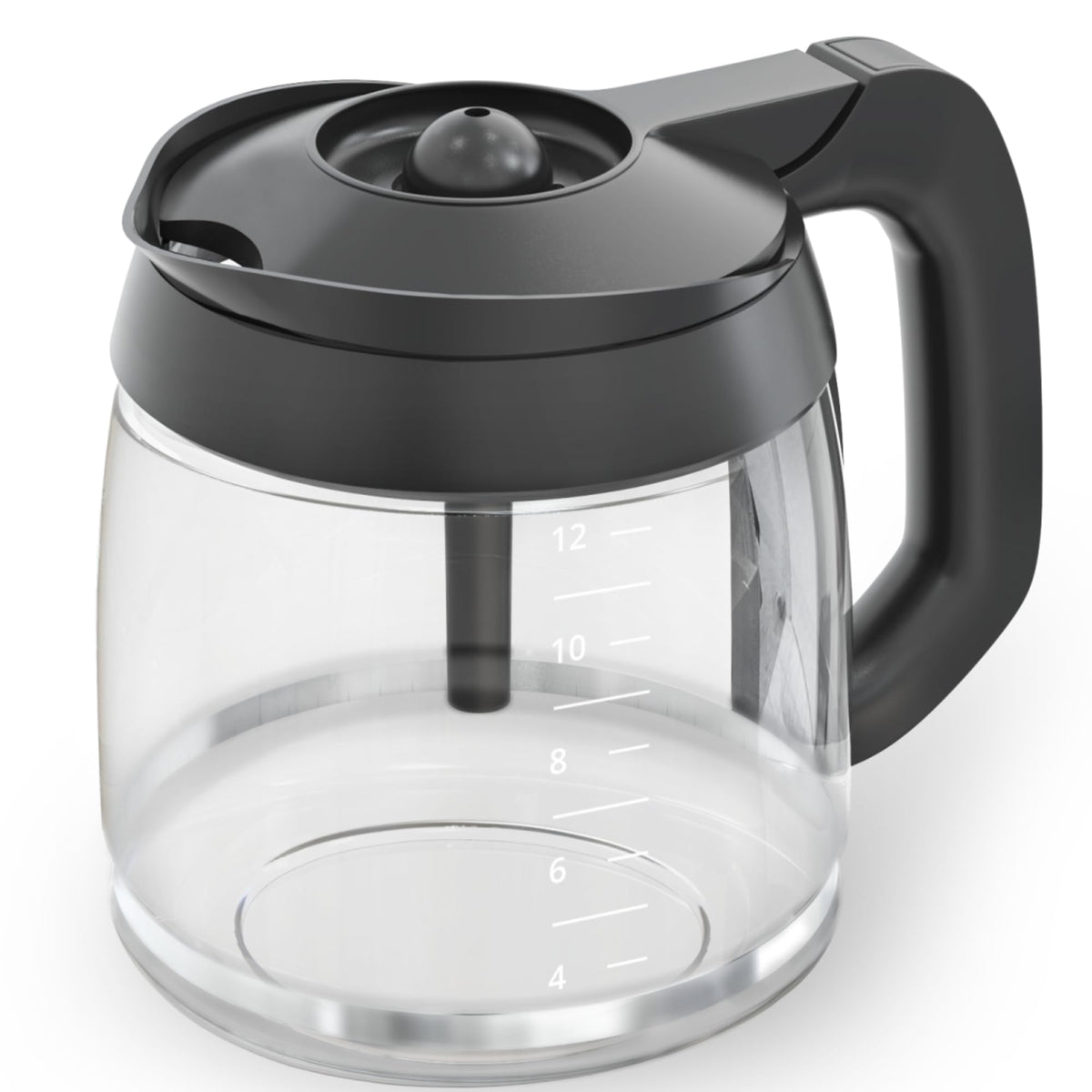 COSPARX 12-cup carafe front view fits Ninja CE251 securely for spill-free serving.
