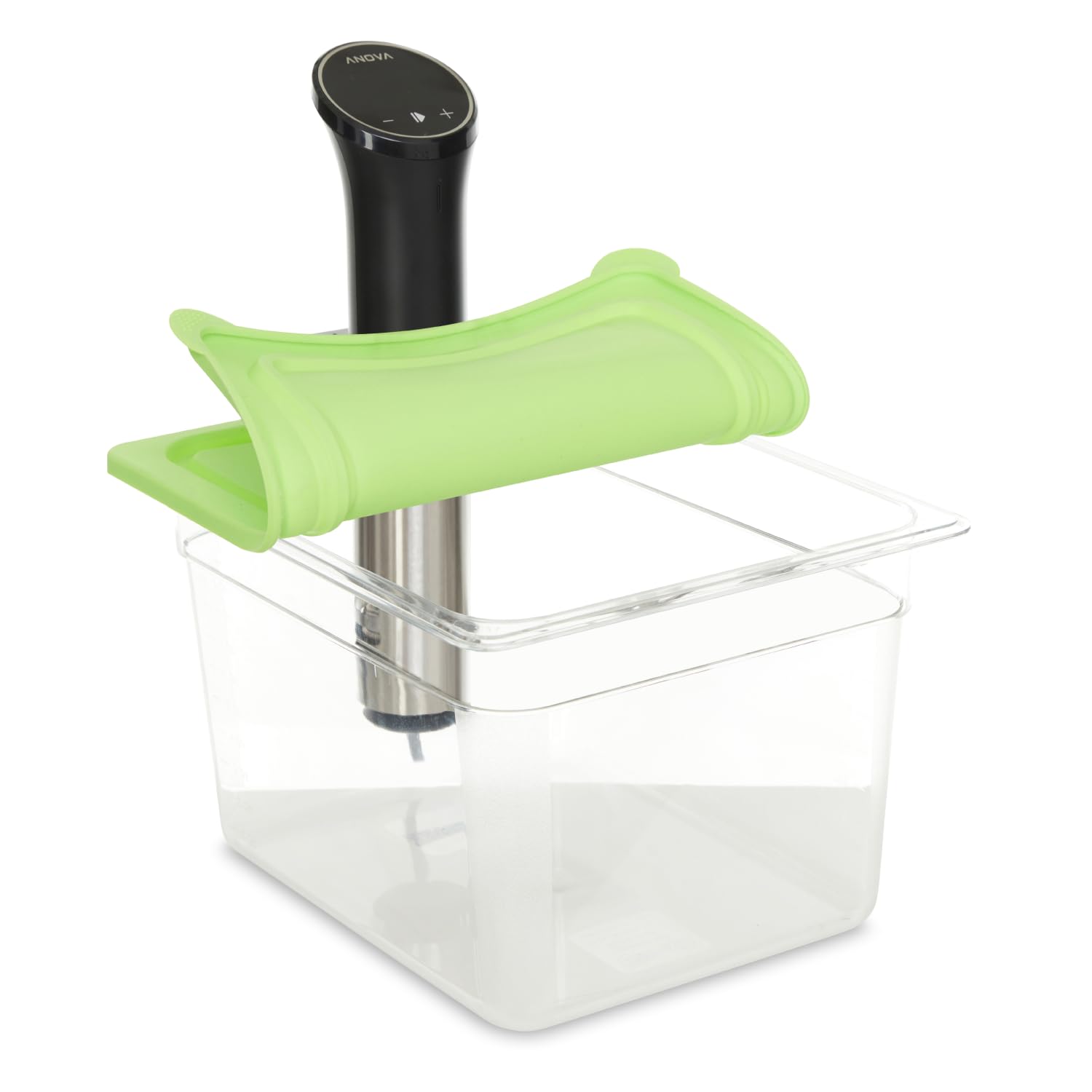 COSPARX 12 qt sous vide container with removable lid for consistent results.
