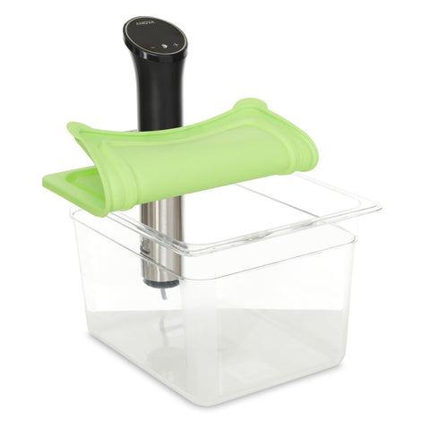COSPARX 12 qt sous vide container with removable lid for consistent results.