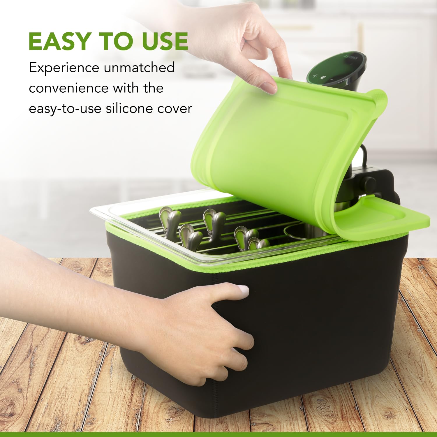 COSPARX removable rack supporting ingredients for stable, even heating