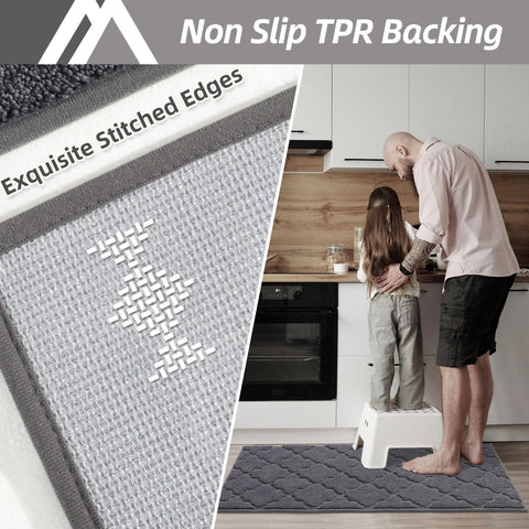 COSY HOMEER absorbent mat soaks up spills and keeps floors dry.