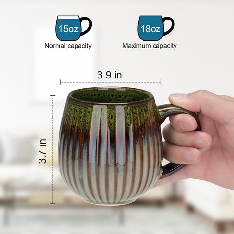 CosyCorner ceramic mug side view highlighting sturdy glaze for hot or cold drinks.