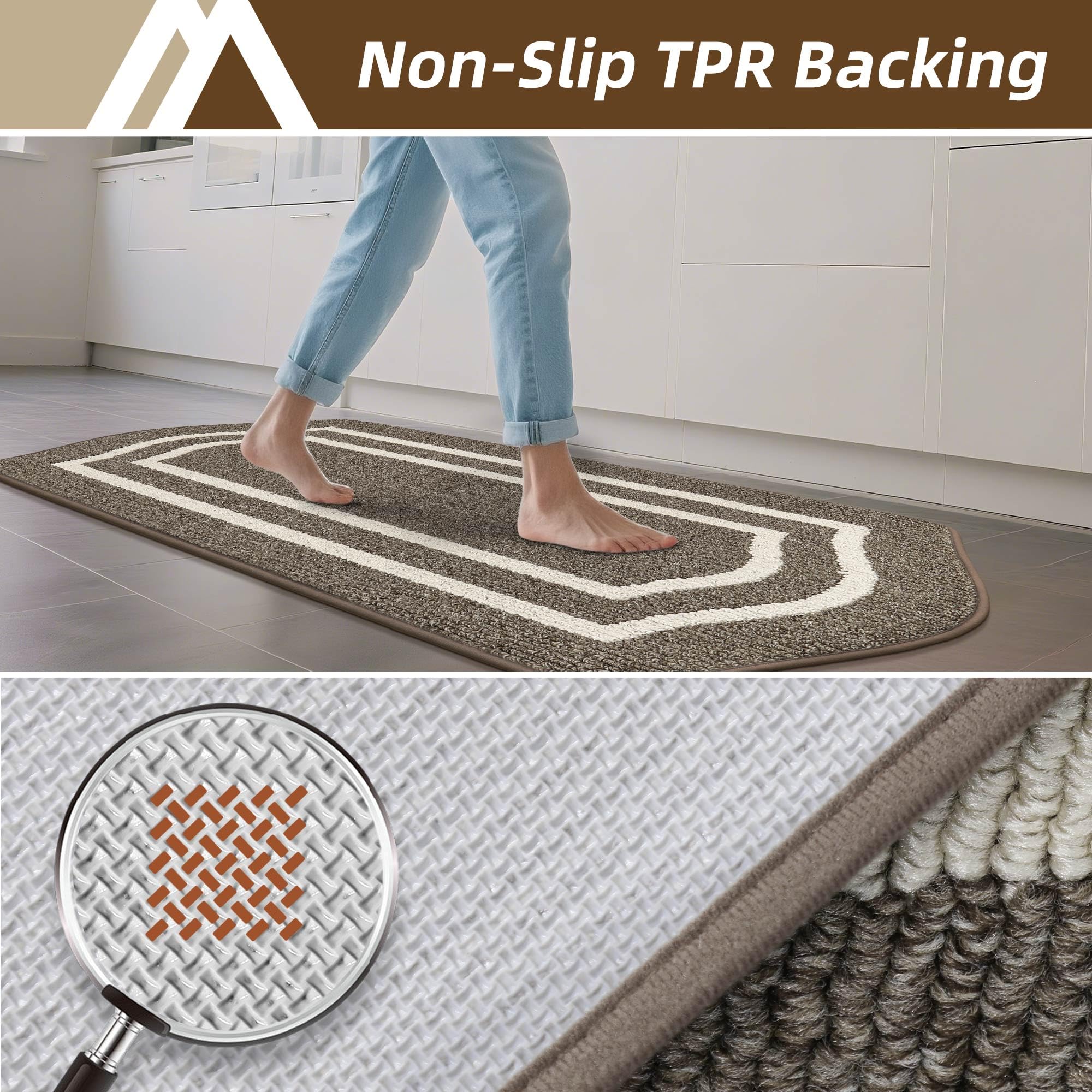 COSY HOMEER polypropylene surface with tight edging enhances kitchen decor