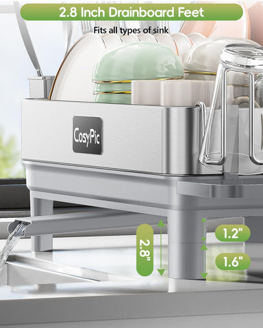 CosyPic dish drying rack easy installation guides fast setup.