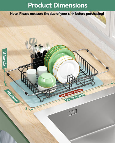 CosyPic compact rack shows removable cutlery holder for utensils