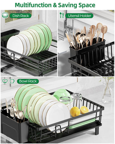 CosyPic stainless steel rack resists rust for durable kitchen use.
