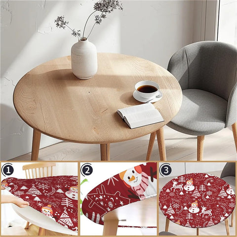 Outdoor picnic scene featuring the COTAIL round tablecloth