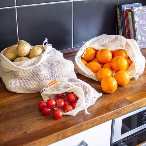 Cottify machine-washable bags for easy cleaning and reuse.