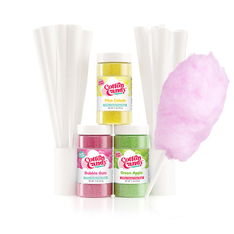 Cotton Candy Express Bubble Gum 11oz jar ready for quick at-home carnival treats