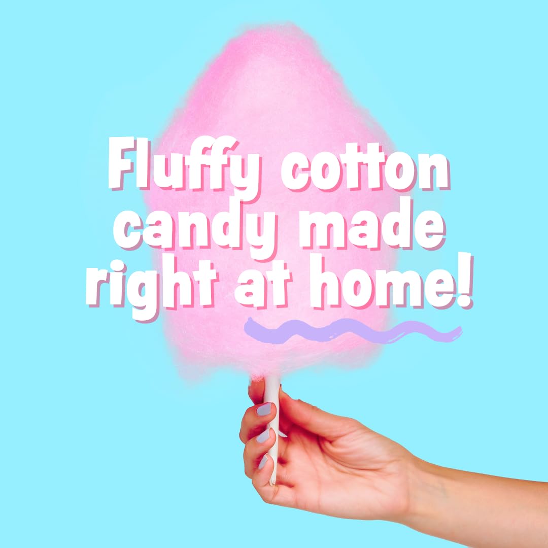 Cotton Candy Express pink vanilla floss sugar jar for colorful dessert moments.