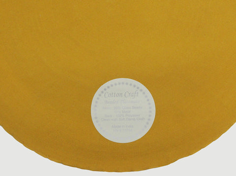 Cotton Craft restaurant-grade gold charger placemats for festive tables