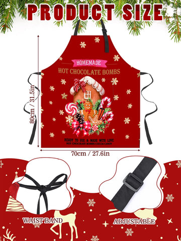 Cotwinter adjustable-neck waist apron with pockets for a comfortable fit