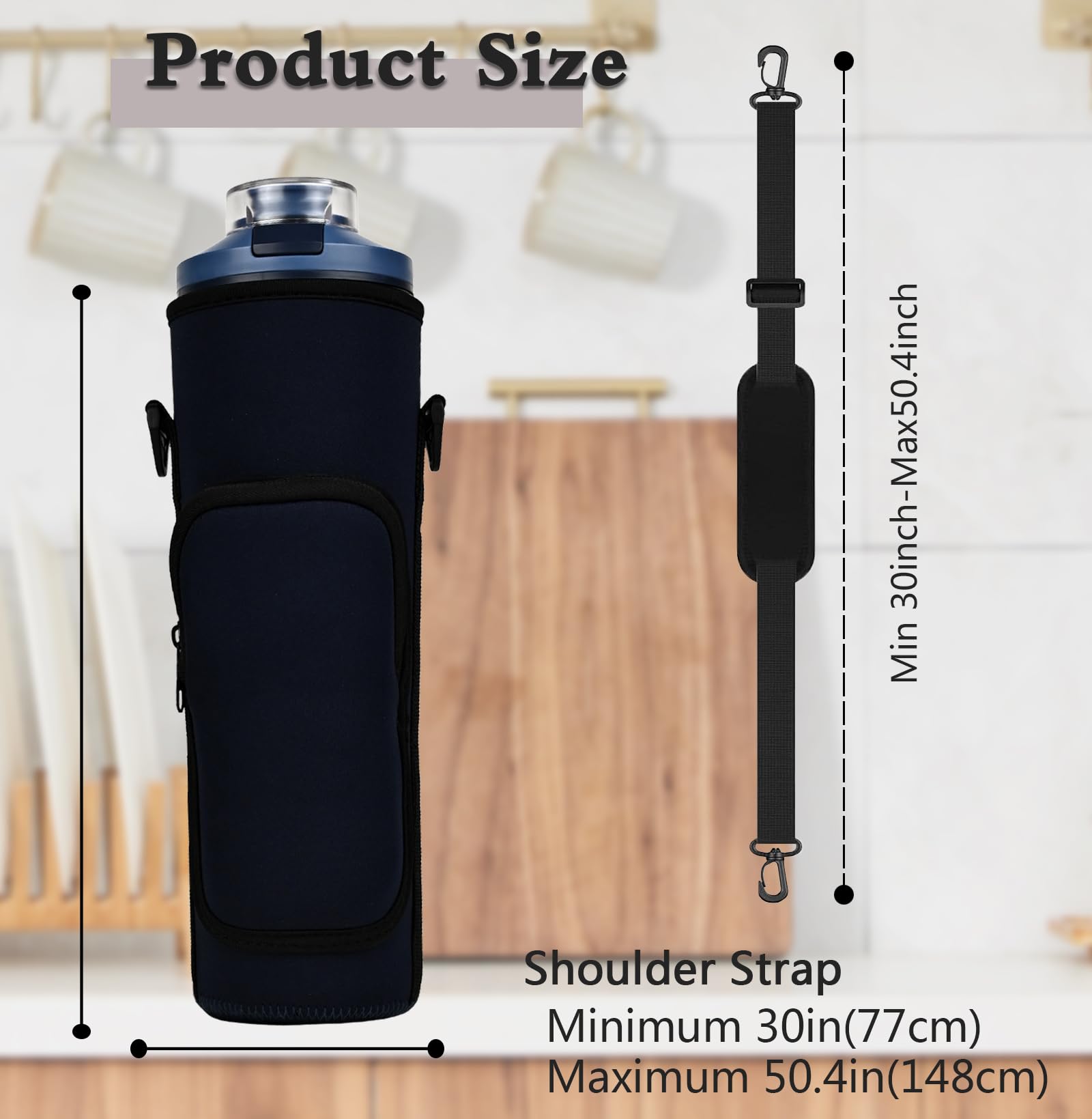 CouldyCasi sleeve with shoulder strap enables easy carrying of the Ninja Blast Max
