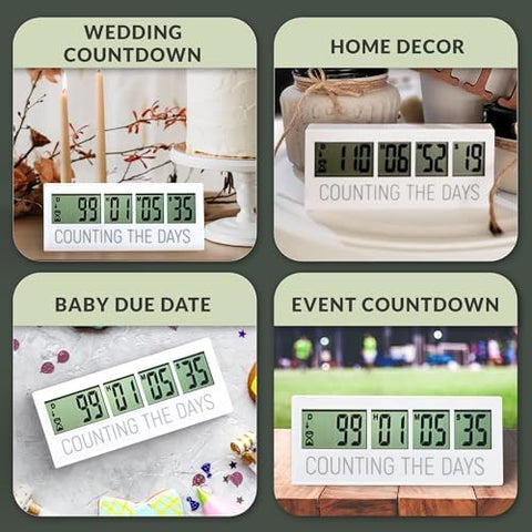 Countables Countdown Clock durability ensures reliable use for years.