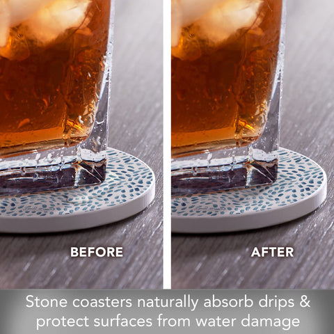 Counterart Thirstystone Drift Marks USA-made coaster manufactured in Springfield, TN