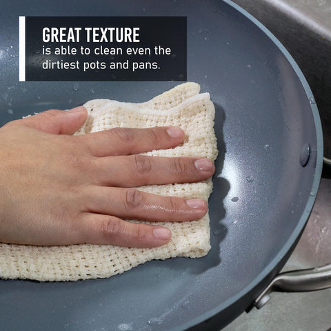Country Cottons Old Fashion dishcloth multicolor set adds color to kitchen tasks.