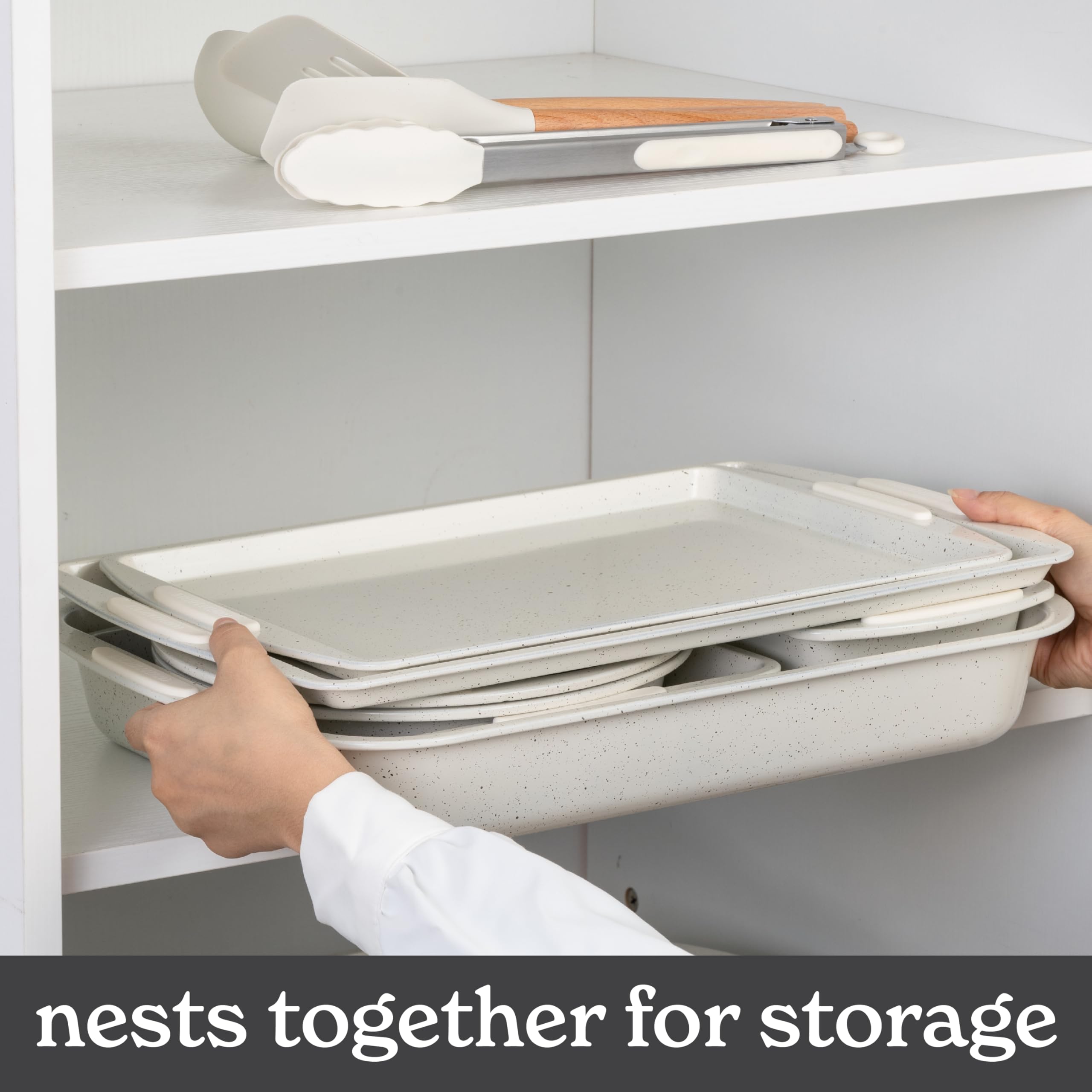 Country Kitchen compact storage design helps organize a small kitchen.