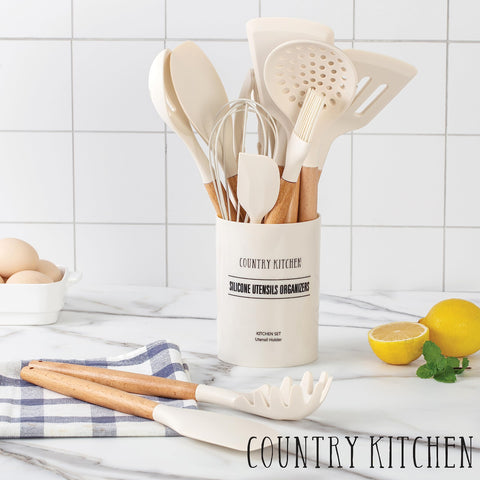 Country Kitchen elegant gift box makes this set a ready-to-gift option.